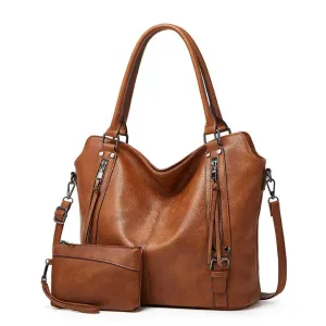 Handbags Leather Ladies Office Shoulder Women Bags For Women Hobo Tote Discounted delivery PU with Bag Convenient Strap 2 in for Stylish Bags 1 Purse