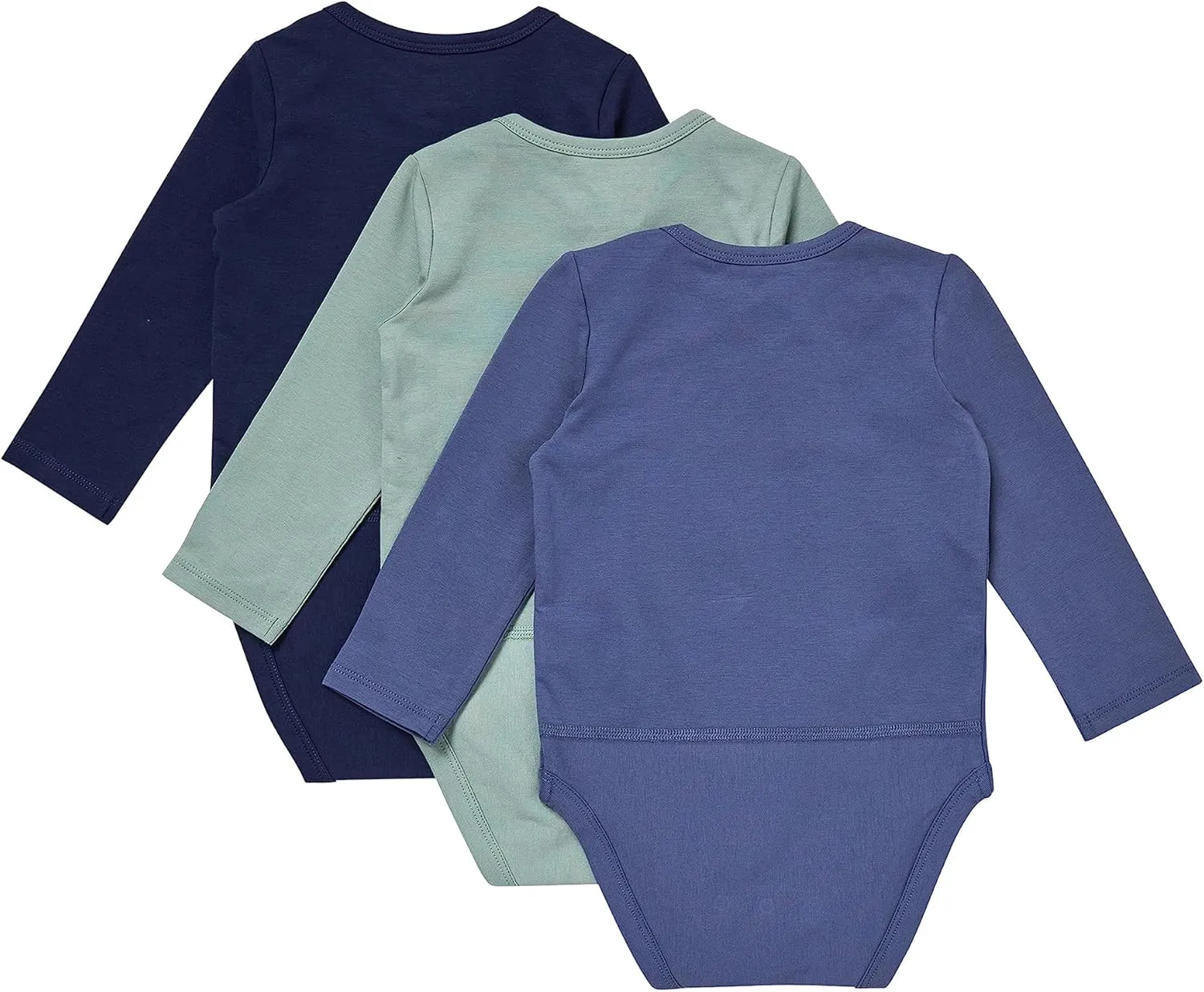 Hanes Baby Pure Comfort Long Sleeve Bodysuits (3 Pack)