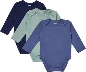 Hanes Baby Pure Comfort Long Sleeve Bodysuits (3 Pack)