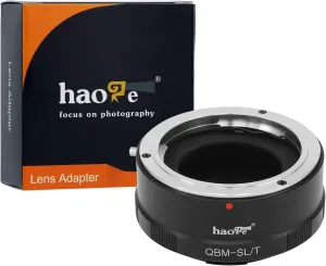 Haoge Manual Lens Mount Adapter for Rollei 35 SL35 QBM Quick Bayonet Mount Lens to Leica L Mount Camera Such as T, Typ701, TL, TL2, CL (2017), SL, Typ 601, Typ601, Panasonic S1 / S1R / S1H, Sigma fp