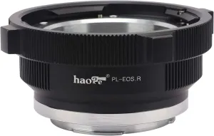 Haoge PL-EOS-RLens Mount Adapter, Arri PL Mount Lens for Canon R/RF R5 R6 R RF Camera Camcorder Adapter