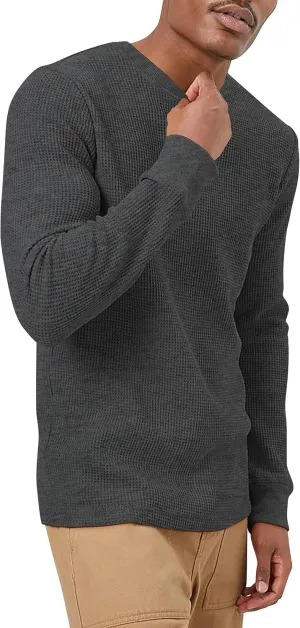 Hat and Beyond Mens Heavyweight Thermal Shirts Long Sleeve Cotton Crew Neck Cold Big Tall Tops