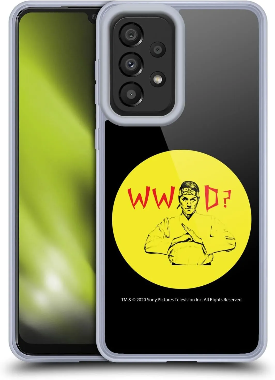 Head Case Designs Officially Licensed Cobra Kai John Lawrence WWD Composed Art Soft Gel Case [Military Grade Protection] Compatible with Galaxy A33 5G (2022)