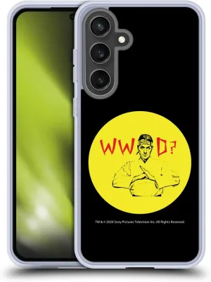 Head Case Designs Officially Licensed Cobra Kai John Lawrence WWD Composed Art Soft Gel Case [Military Grade Protection] Compatible with Samsung Galaxy S24 FE