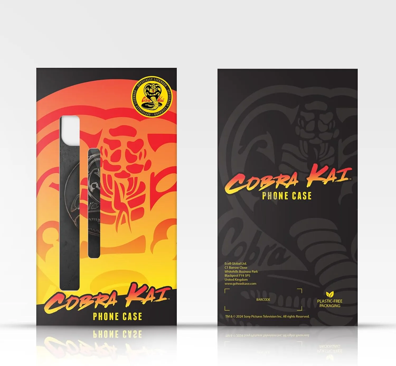 Head Case Designs Officially Licensed Cobra Kai John Lawrence WWD Composed Art Soft Gel Case [Military Grade Protection] Compatible with Samsung Galaxy S24 FE