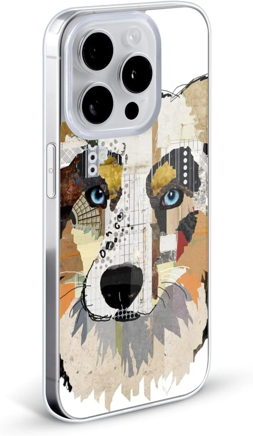 Head Case Designs Officially Licensed Michel Keck Australian Shepherd Dogs 3 Gel Case [Military Grade Protection] Compatible with Apple iPhone 15 Plus and Compatible with MagSafe