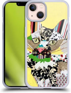 Head Case Designs Officially Licensed Michel Keck Cat 2 Animals Soft Gel Case [Military Grade Protection] Compatible with Apple iPhone 13