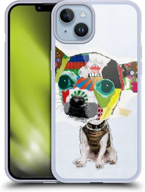 Head Case Designs Officially Licensed Michel Keck Chihuahua 2 Dogs 3 Gel Case [Military Grade Protection] Compatible with Apple iPhone 14 Plus