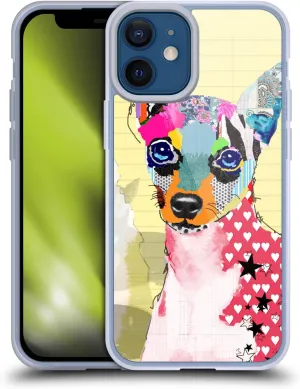 Head Case Designs Officially Licensed Michel Keck Mini Pinscher Dogs 3 Gel Case [Military Grade Protection] Compatible with Apple iPhone 12 Mini
