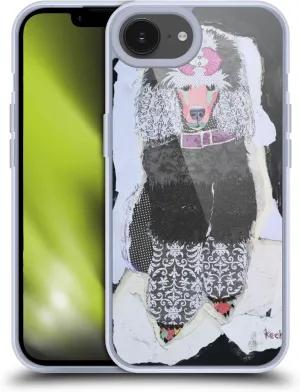 Head Case Designs Officially Licensed Michel Keck Poodle Animal Collage Gel Case [Military Grade Protection] Compatible with Apple iPhone 16e