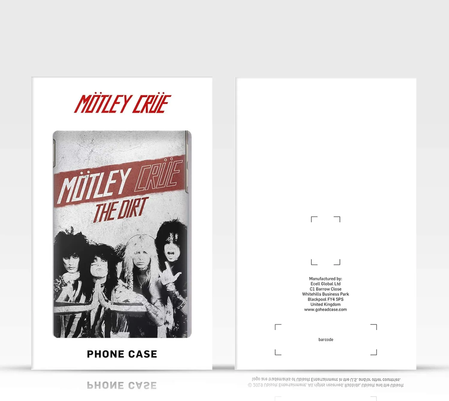 Head Case Designs Officially Licensed Motley Crue Dr. Feelgood Vintage Key Art Soft Gel Case [Military Grade Protection] Compatible with Samsung Galaxy S23  5G