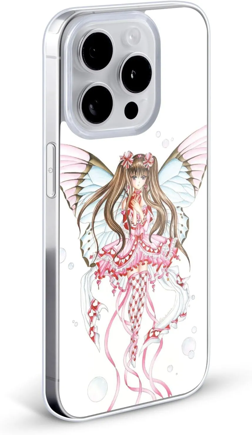 Head Case Designs Officially Licensed Nene Thomas Champagne Anime Pink Fairies Soft Gel Case [Military Grade Protection] Compatible with Apple iPhone 16e