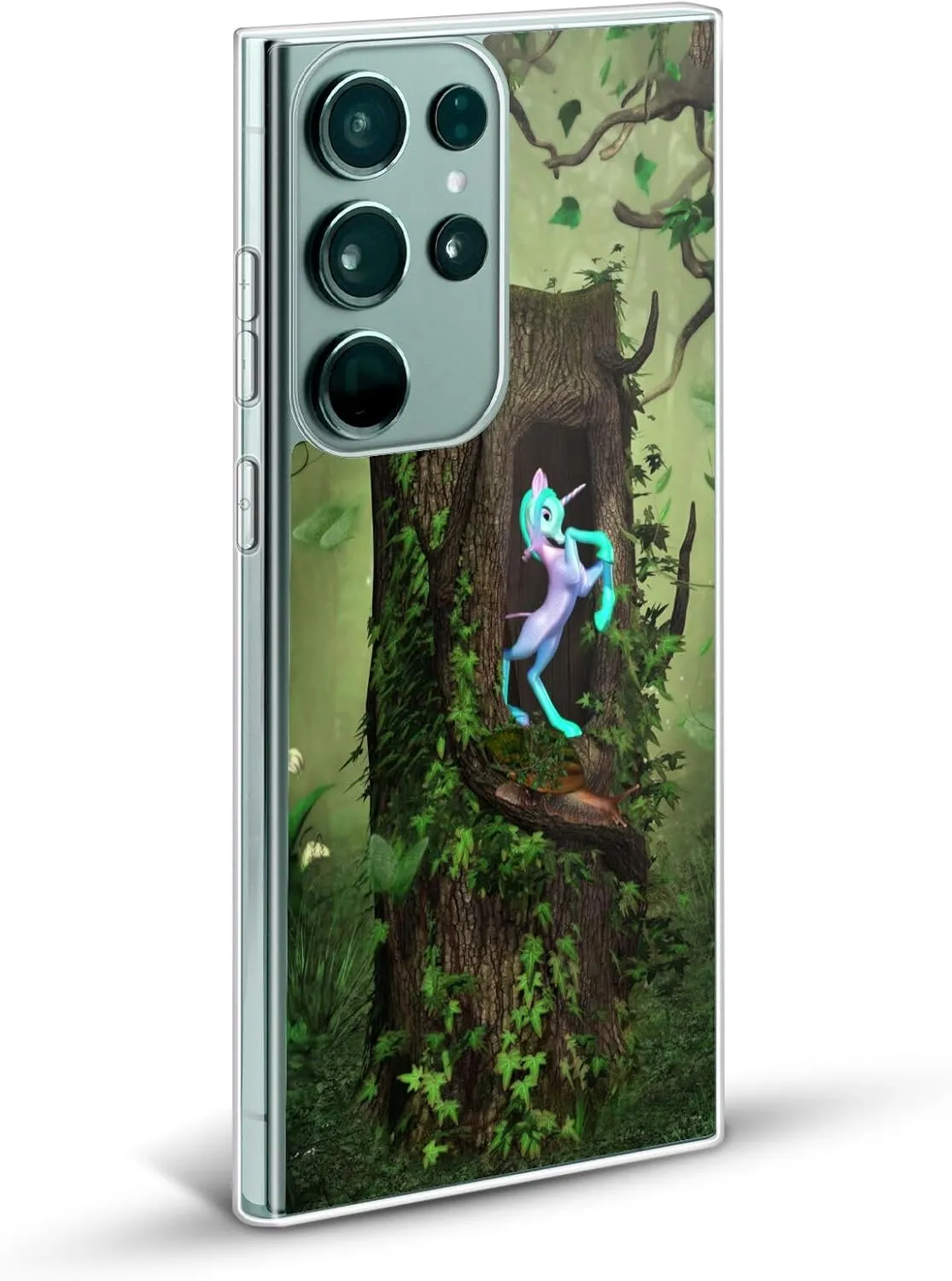 Head Case Designs Officially Licensed Simone Gatterwe Secret Wood Lands and Places Gel Case [Military Grade Protection] Compatible with Samsung Galaxy S23  5G and Compatible with MagSafe