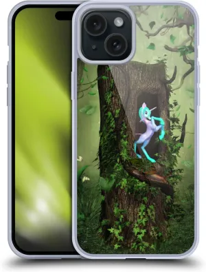 Head Case Designs Officially Licensed Simone Gatterwe Secret Wood Lands and Places Soft Gel Case [Military Grade Protection] Compatible with Apple iPhone 15 Plus