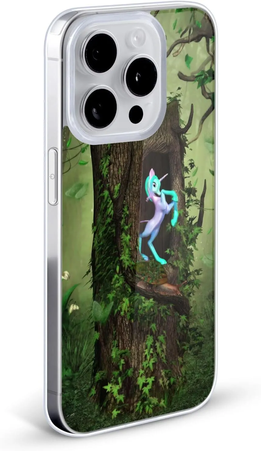 Head Case Designs Officially Licensed Simone Gatterwe Secret Wood Lands and Places Soft Gel Case [Military Grade Protection] Compatible with Apple iPhone 15 Plus