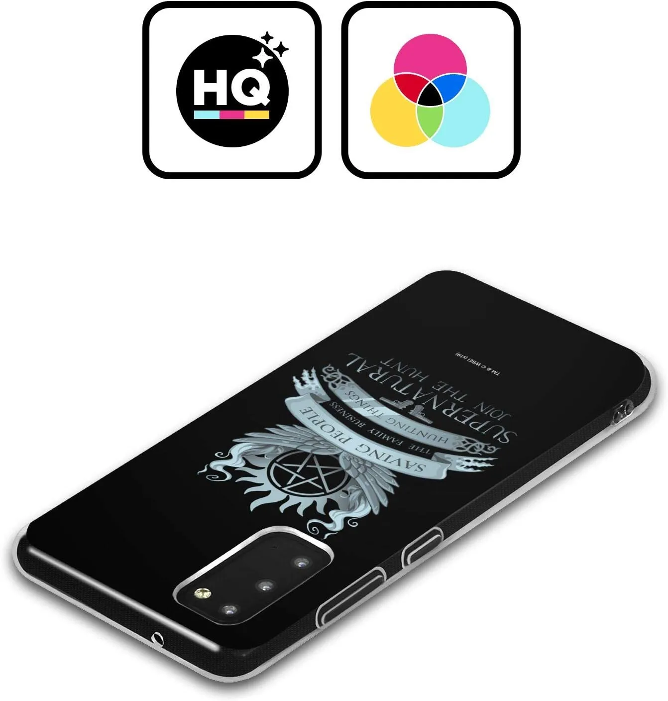 Head Case Designs Officially Licensed Supernatural Saving People Logo Vectors Gel Case [Military Grade Protection] Compatible with Samsung Galaxy A15