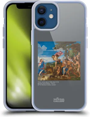 Head Case Designs Officially Licensed The National Gallery Bacchus and Ariadne People Gel Case [Military Grade Protection] Compatible with Apple iPhone 12 Mini and Compatible with MagSafe