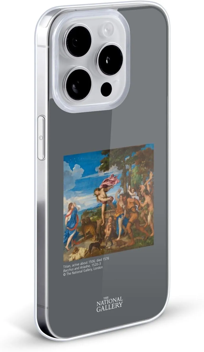 Head Case Designs Officially Licensed The National Gallery Bacchus and Ariadne People Gel Case [Military Grade Protection] Compatible with Apple iPhone 12 Mini and Compatible with MagSafe