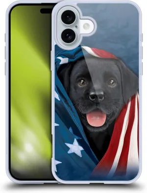 Head Case Designs Officially Licensed Vincent HIE Black Labrador Canidae Gel Case [Military Grade Protection] Compatible with Apple iPhone 16 Plus and Compatible with MagSafe