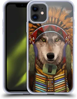 Head Case Designs Officially Licensed Vincent HIE Wolf Spirit Chief Canidae Gel Case [Military Grade Protection] Compatible with Apple iPhone 11 and Compatible with MagSafe