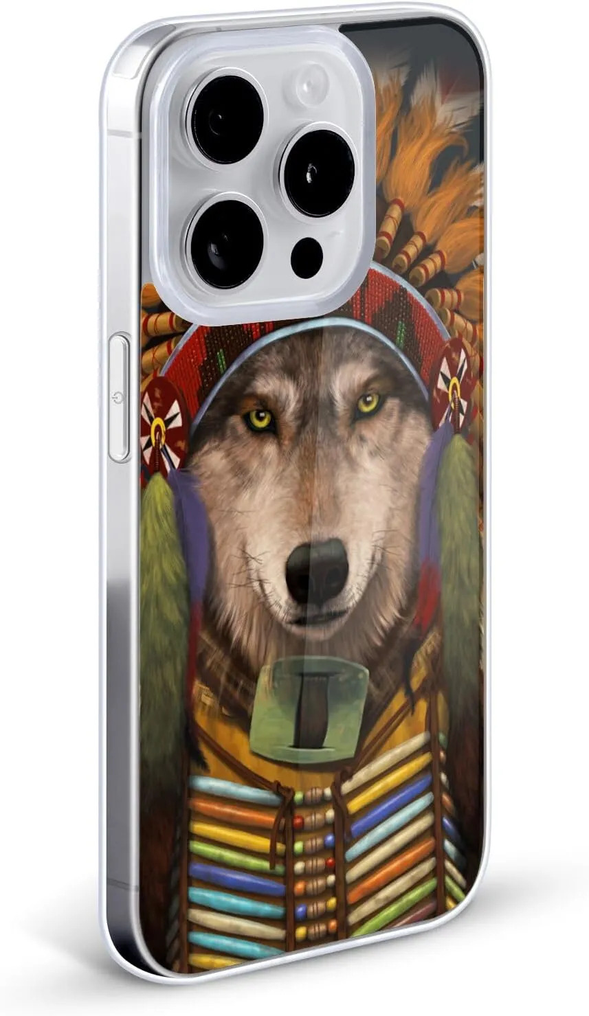 Head Case Designs Officially Licensed Vincent HIE Wolf Spirit Chief Canidae Gel Case [Military Grade Protection] Compatible with Apple iPhone 12 Pro Max and Compatible with MagSafe