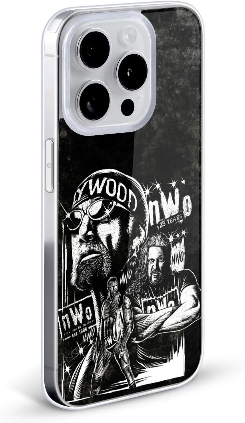 Head Case Designs Officially Licensed WWE Fathead Superstar NWO Gel Case [Military Grade Protection] Compatible with Apple iPhone 11 and Compatible with MagSafe