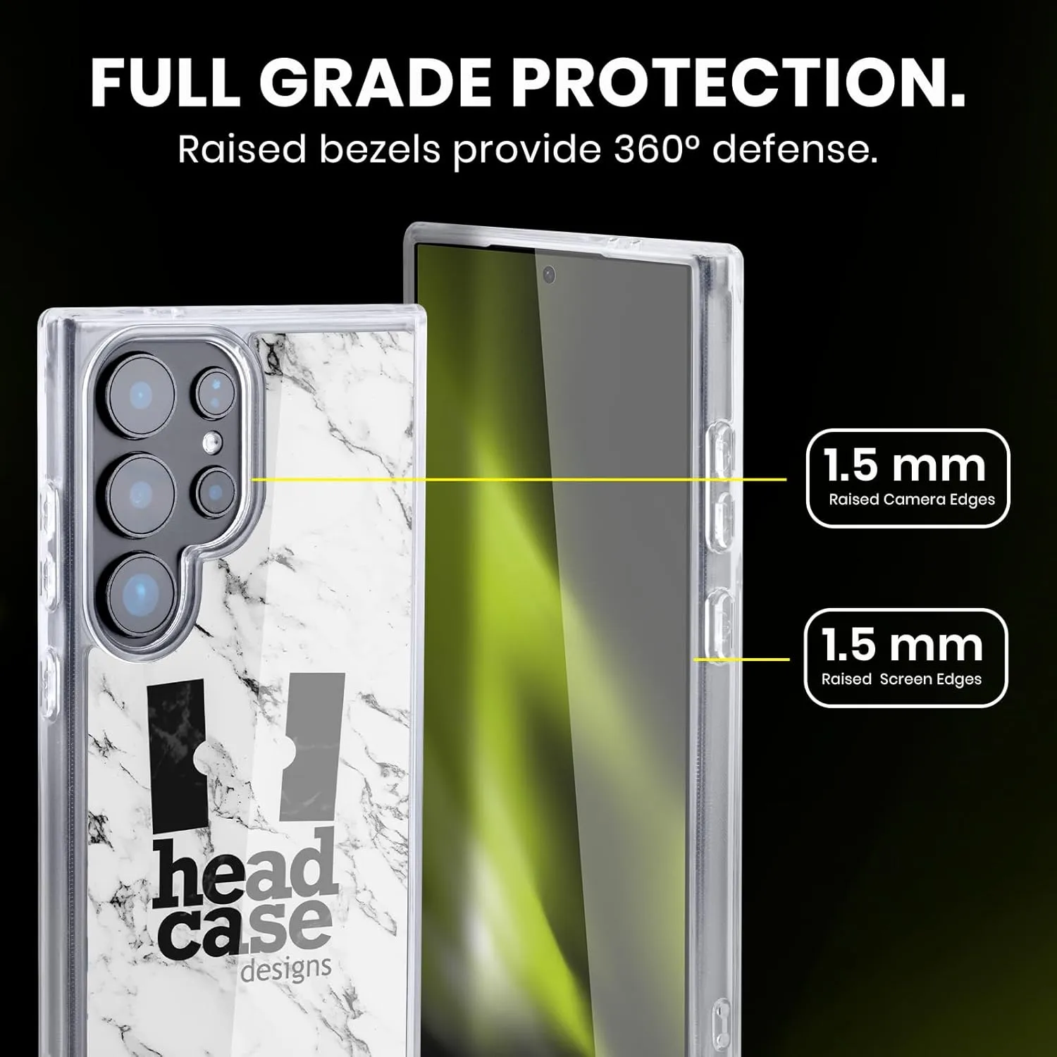 Head Case Designs Officially Licensed WWE Fathead Superstar NWO Gel Case [Military Grade Protection] Compatible with Samsung Galaxy S23 5G and Compatible with MagSafe