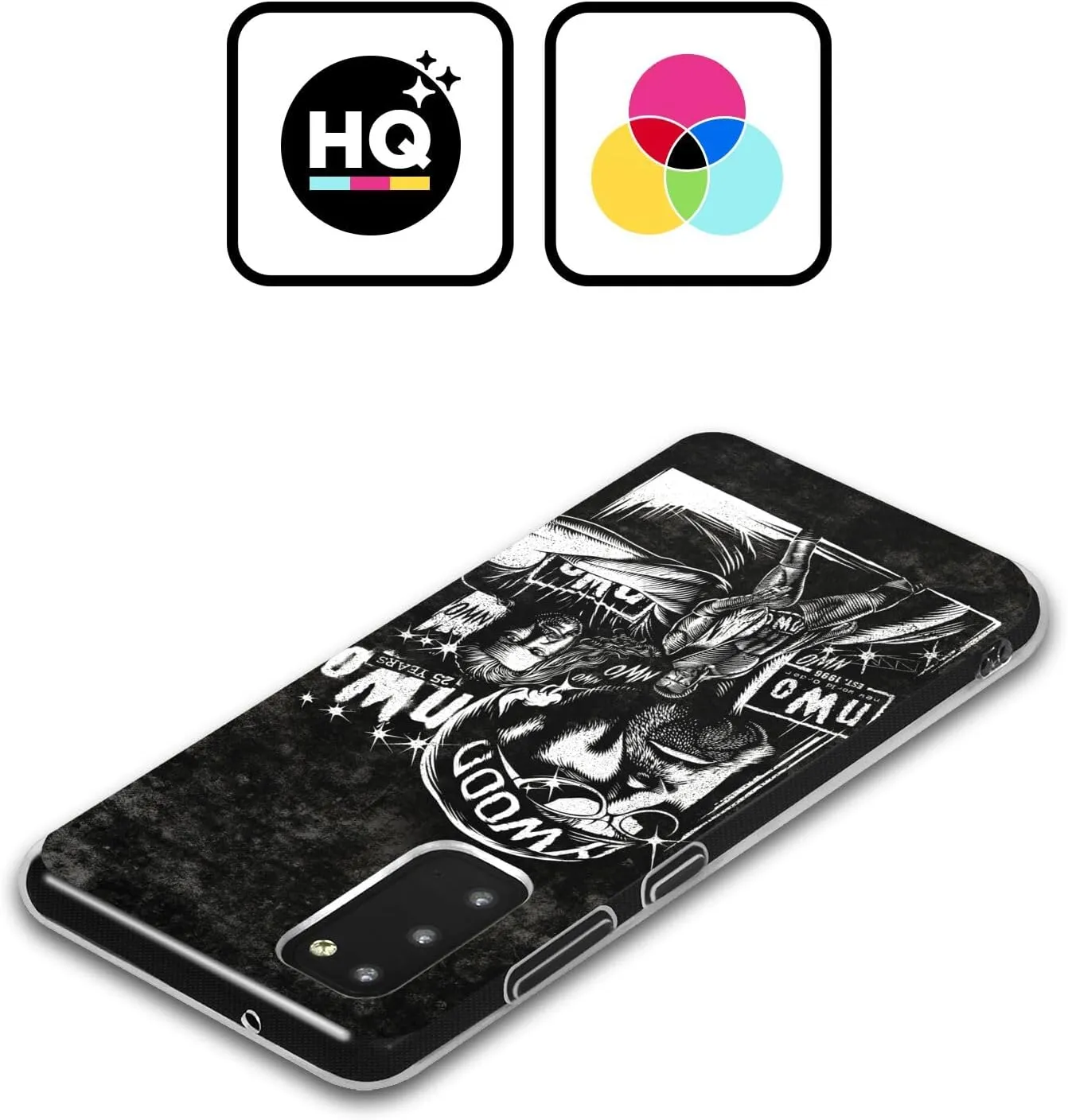 Head Case Designs Officially Licensed WWE Fathead Superstar NWO Soft Gel Case [Military Grade Protection] Compatible with Samsung Galaxy S23  5G