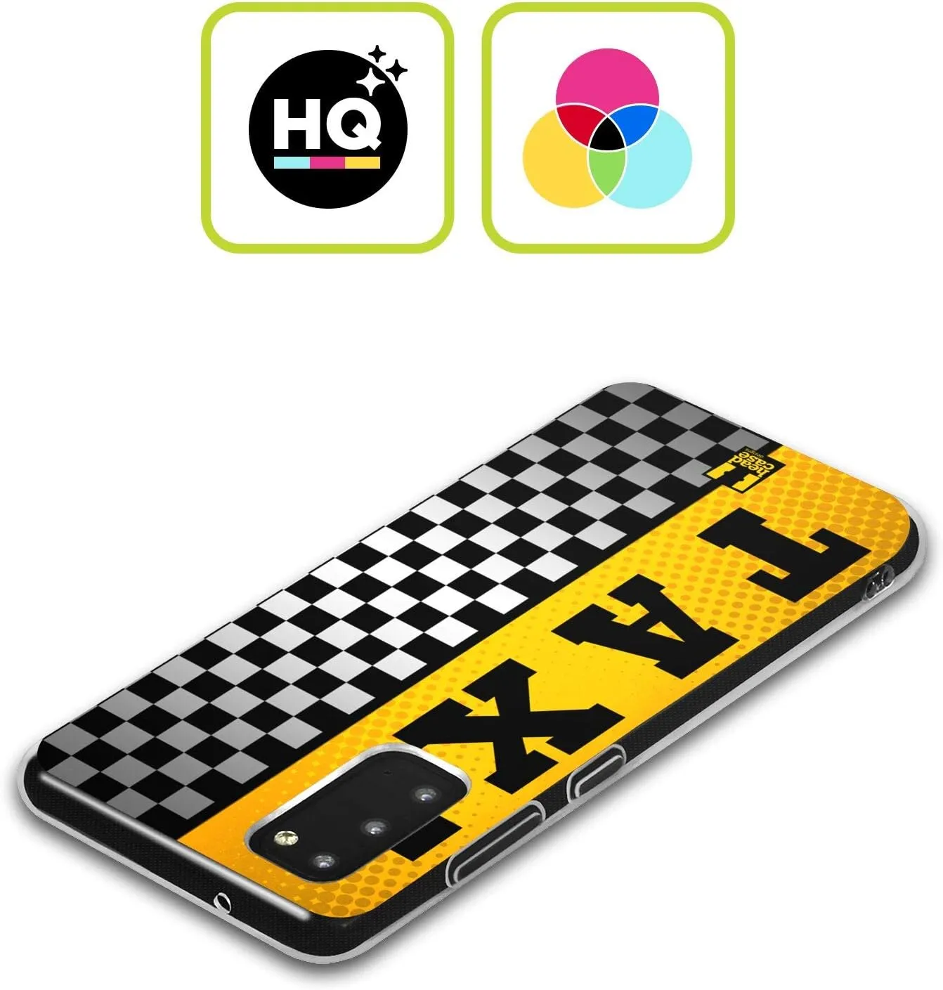 Head Case Designs Taxi Yellow Cab Gel Case [Military Grade Protection] Compatible with Samsung Galaxy A13 5G (2021)