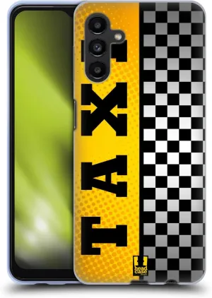 Head Case Designs Taxi Yellow Cab Gel Case [Military Grade Protection] Compatible with Samsung Galaxy A13 5G (2021)