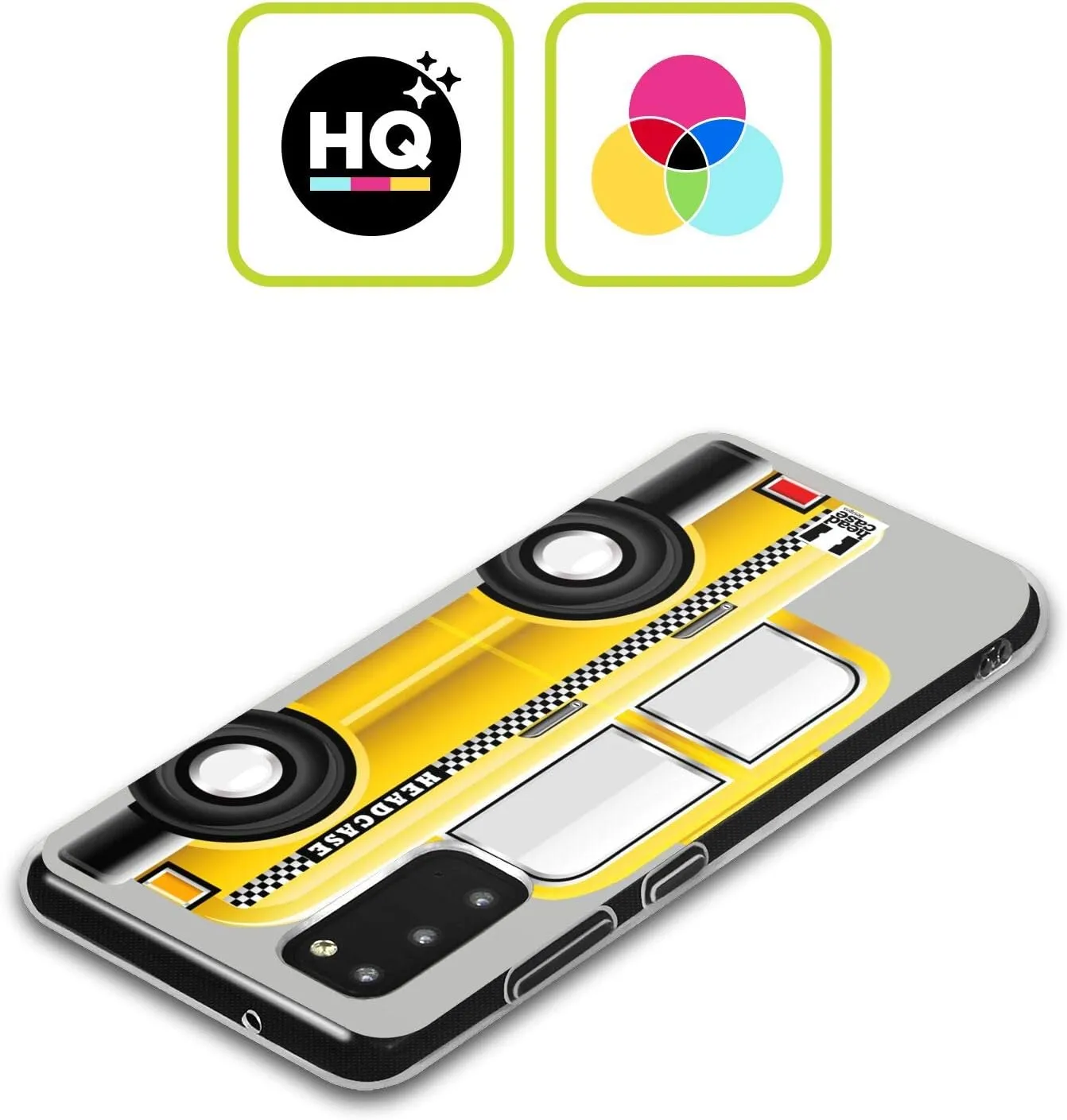 Head Case Designs Taxicab Yellow Cab Soft Gel Case [Military Grade Protection] Compatible with Samsung Galaxy A16 5G