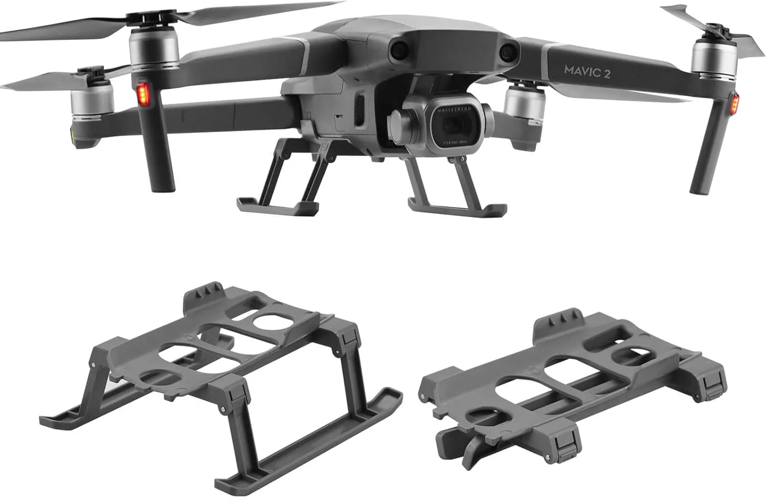 HeiyRC Foldable Landing Gear Leg for DJI Mavic 2 Pro Zoom Drone Quick Release Heightened Extended Leg Sled Accessory
