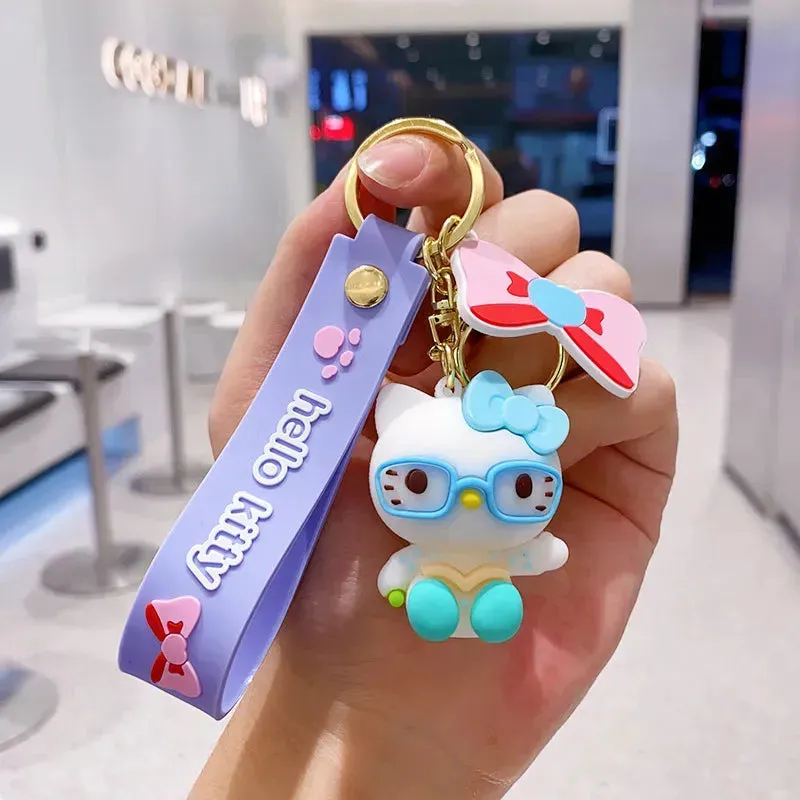 Hello Kitty Style Spectrum Keychain