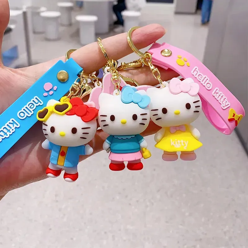 Hello Kitty Style Spectrum Keychain