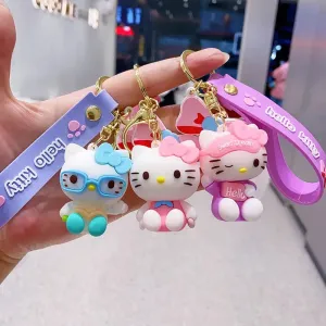 Hello Kitty Style Spectrum Keychain