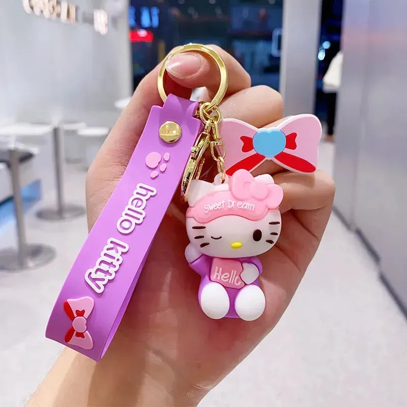 Hello Kitty Style Spectrum Keychain
