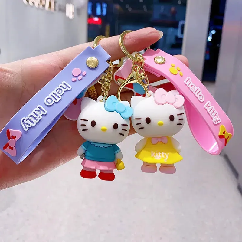 Hello Kitty Style Spectrum Keychain