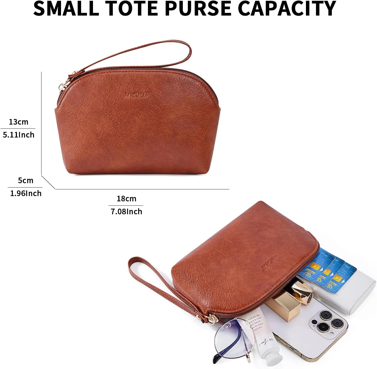 HKCLUF Crossbody Bag Purse for Women 2PCS/Set Leather Hobo Handbag Wallet Set With 2Adjustable Guitar Strap Shoulder Bag