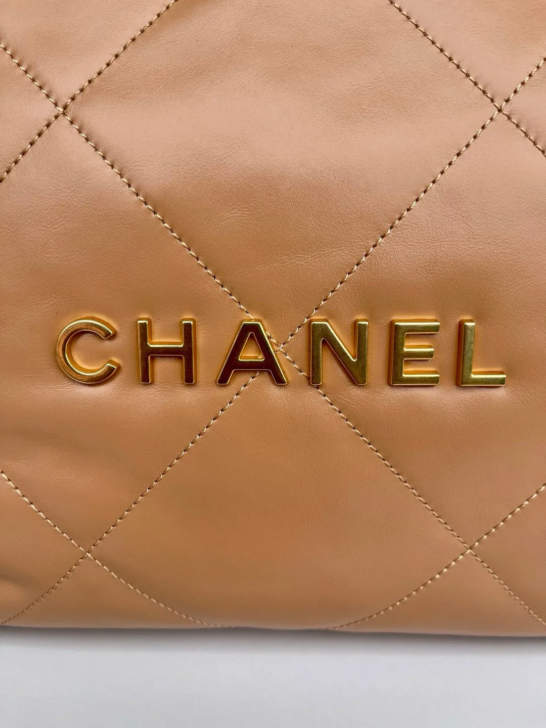 hobo 22 gold brown Trending sale hardware calfskin Personalized service CHANEL