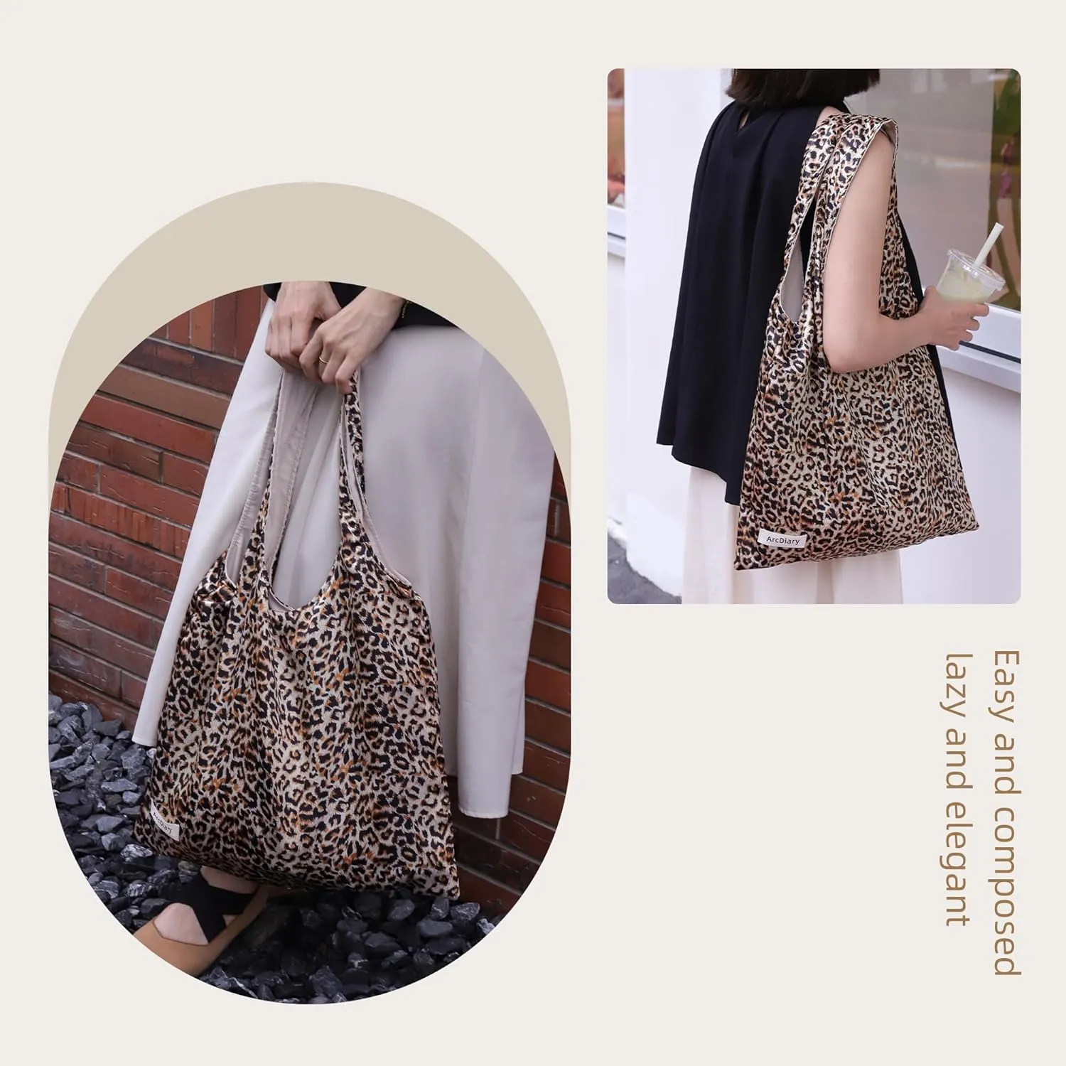 Hobo Bags for Women, Large Capacity Designer Shoulder Tote Bag with Zipper