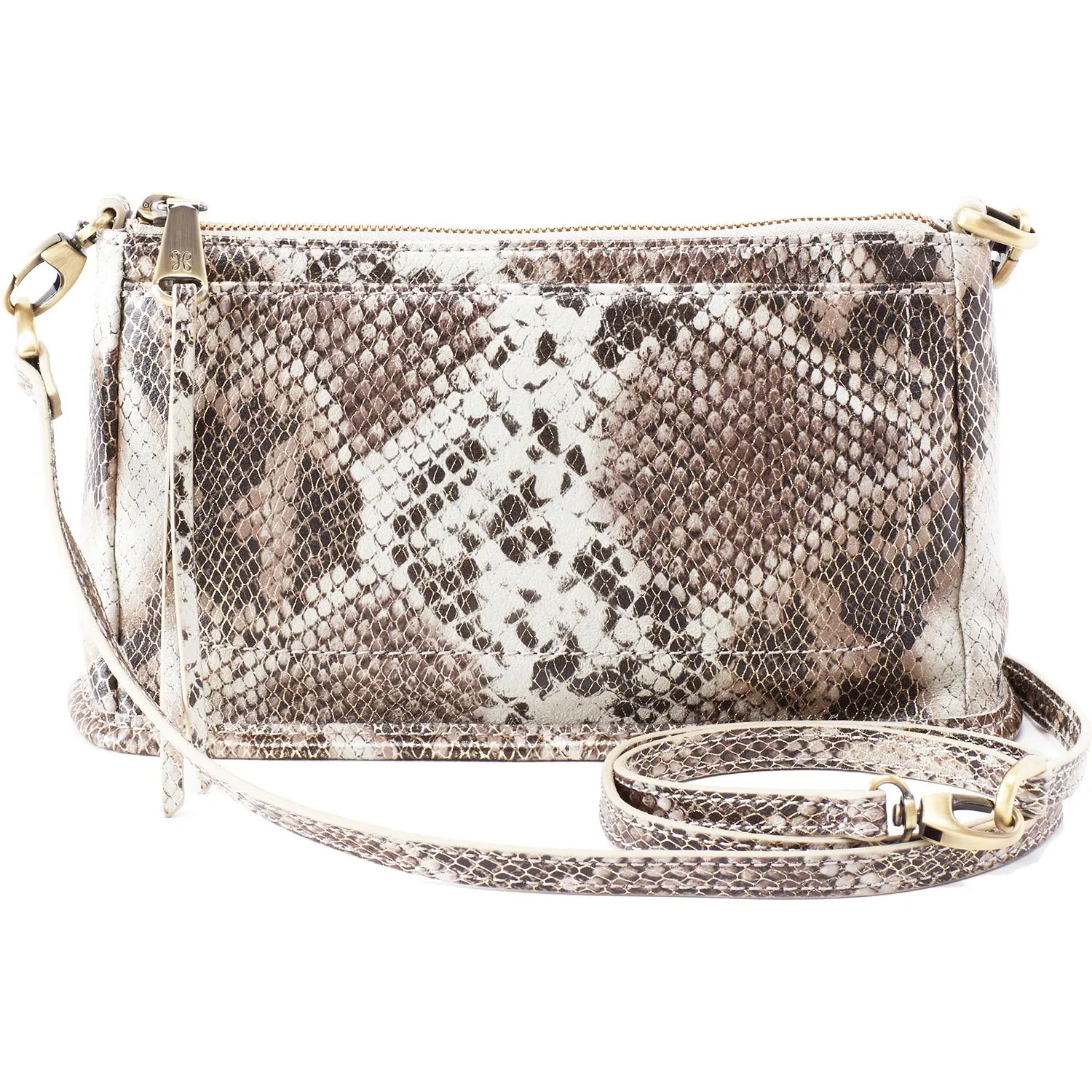 Hobo Cadence Platinum Shimmer Leather