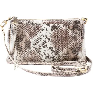 Hobo Cadence Platinum Shimmer Leather