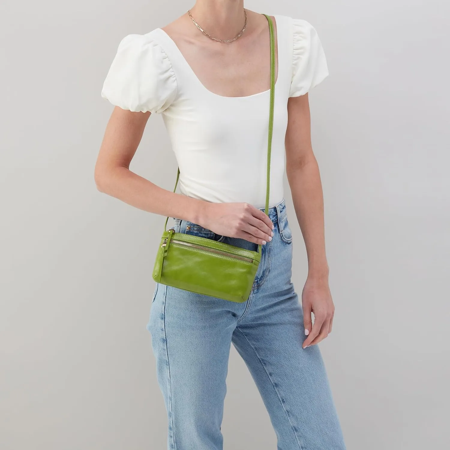 HOBO Cara Mini Leather Crossbody Bag for Women
