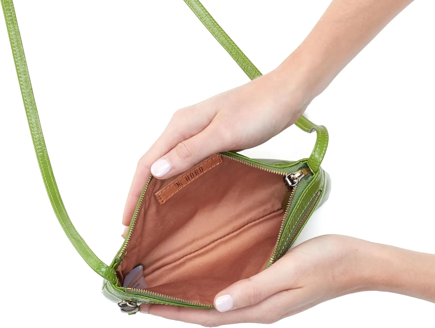HOBO Cara Mini Leather Crossbody Bag for Women