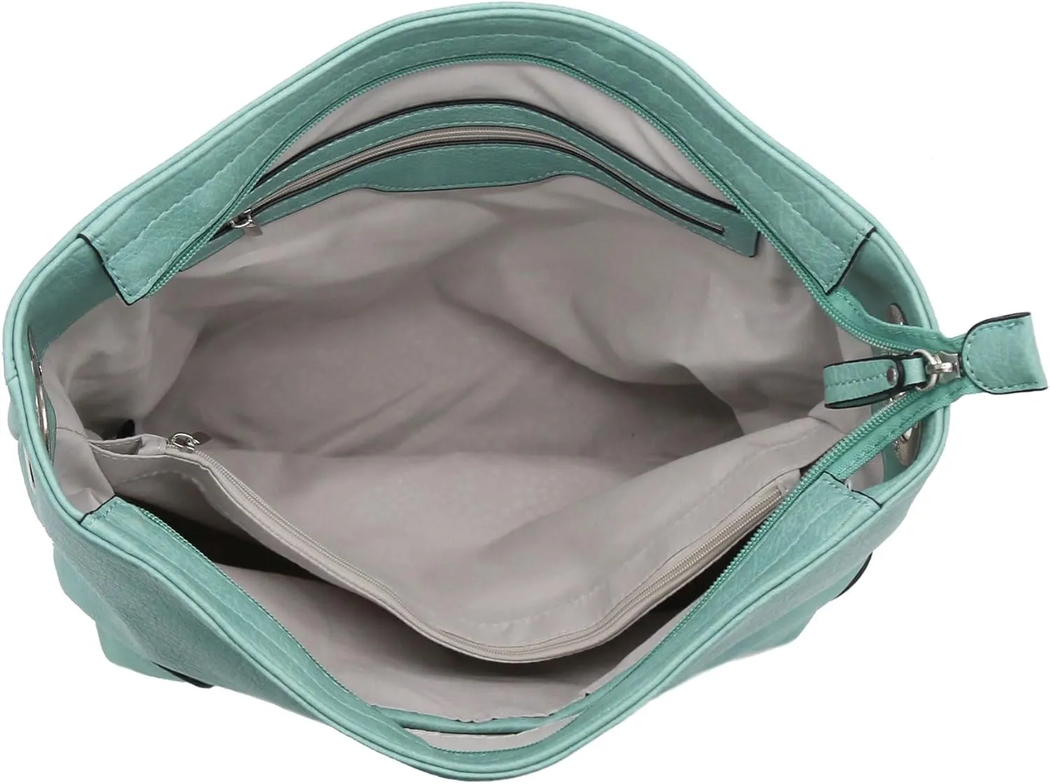 Hobo Shoulder Bag with Big Snap Hook Hardware