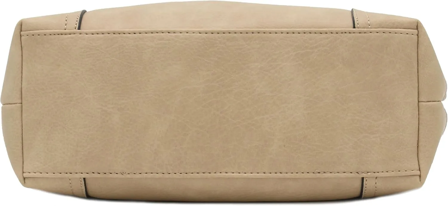 Hobo Shoulder Bag with Big Snap Hook Hardware
