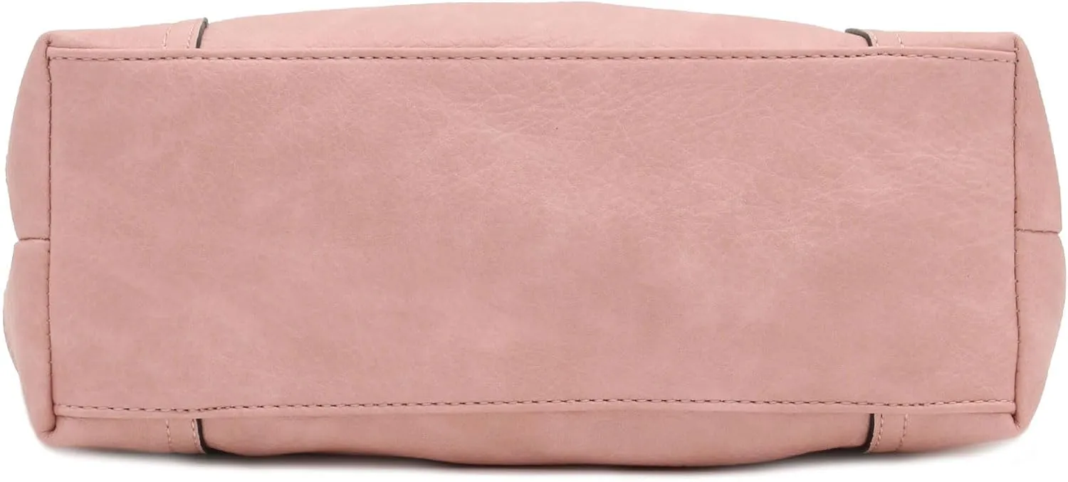 Hobo Shoulder Bag with Big Snap Hook Hardware