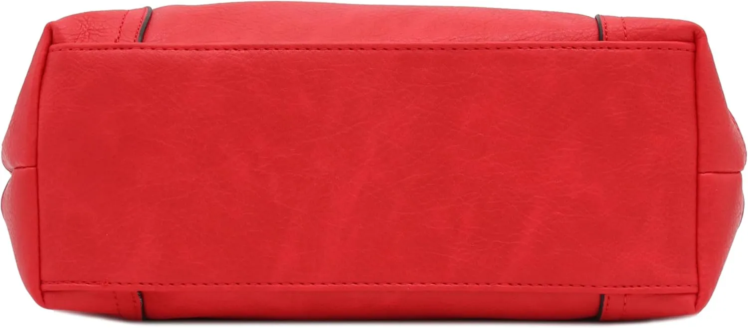 Hobo Shoulder Bag with Big Snap Hook Hardware