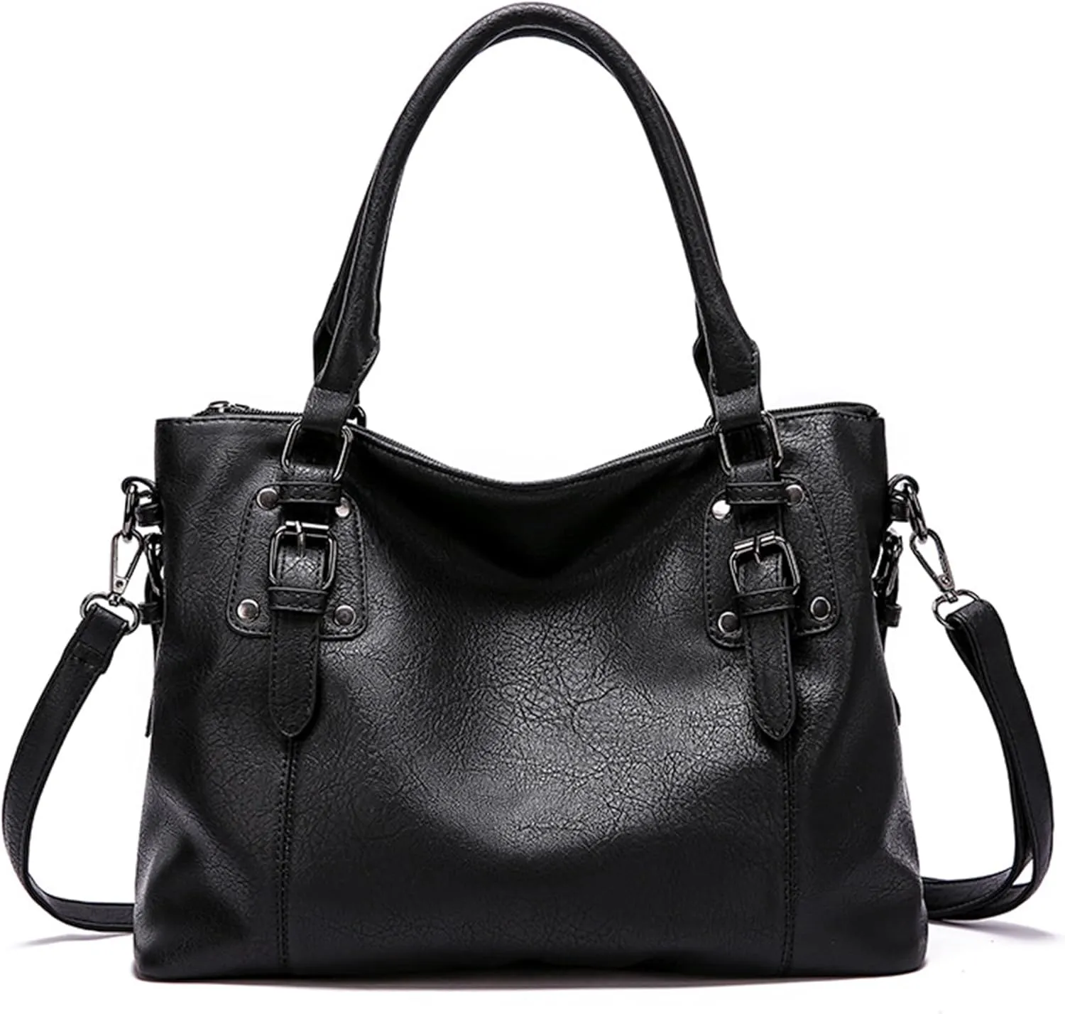 Hobo Tote Bag for Women PU Leather Large Crossbody Bags Purses Handbags with Adjustable Shoulder Strap