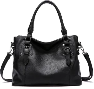 Hobo Tote Bag for Women PU Leather Large Crossbody Bags Purses Handbags with Adjustable Shoulder Strap